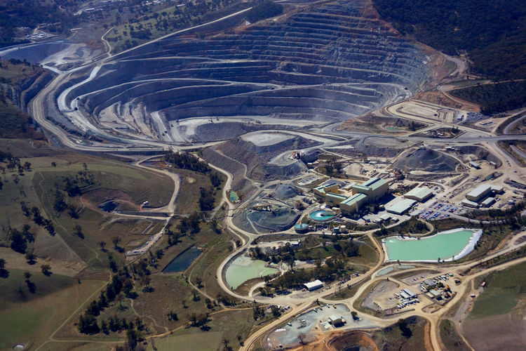 Open pit mine